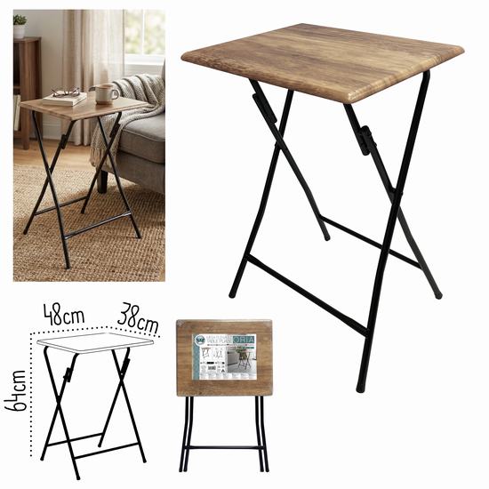 MESA PLEGABLE ORIA 48 x 38 x H 64 cm