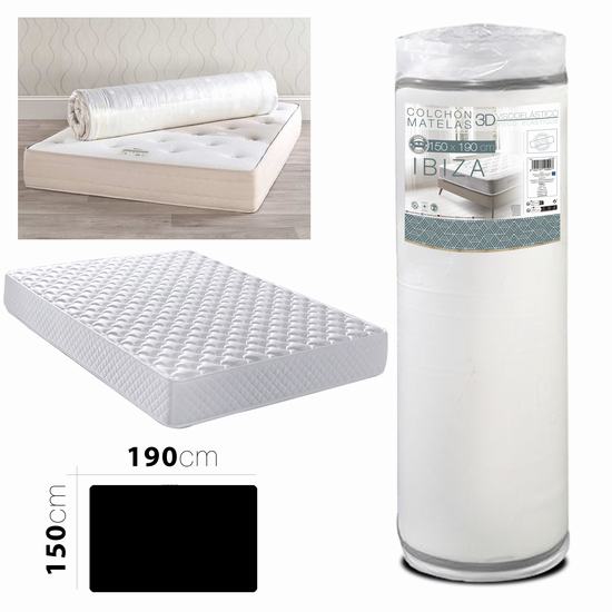 COLCHON VISCOELASTICO IBIZA 150 x 190 cm