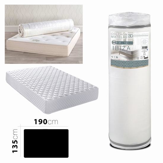 COLCHON VISCOELASTICO IBIZA 135 x 190 cm