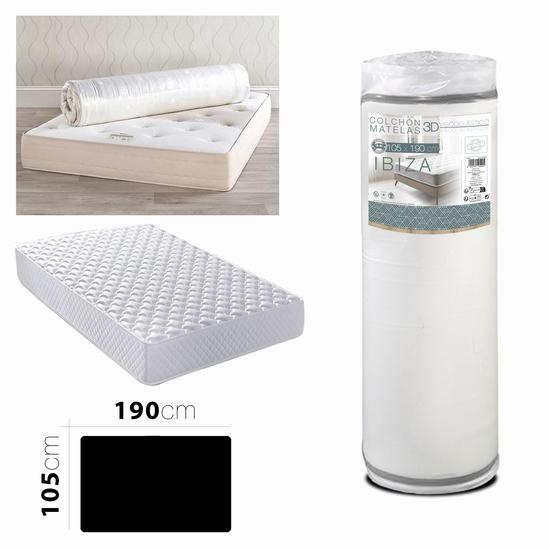 COLCHON VISCOELASTICO IBIZA 105 x 190 cm