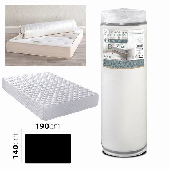 COLCHON VISCOELASTICO IBIZA 140 x 190 cm