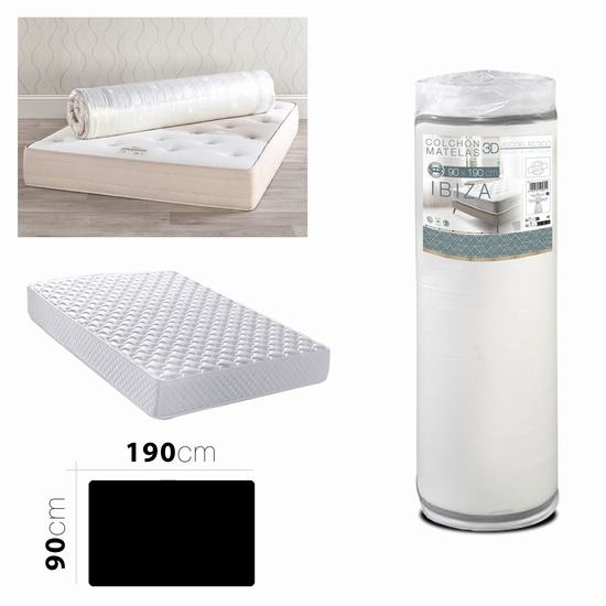 COLCHON VISCOELASTICO IBIZA 90 x 190 cm