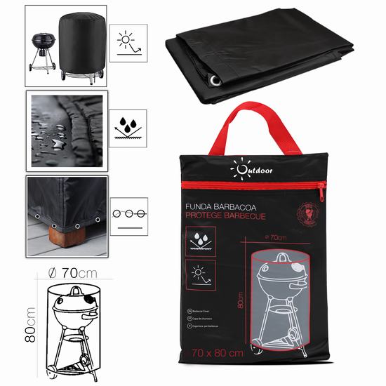 FUNDA PROTEGE BARBACOA Diam 70 x 80 cm