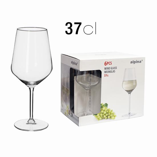 COPA VINO ALPINA 37 cl X6