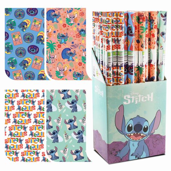 PAPEL DE EMBRULHO STITCH 200X70CM