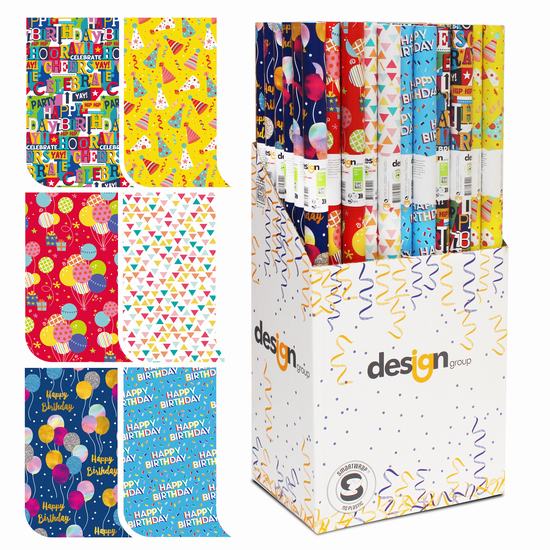 PAPEL DE EMBRULHO PARTY 200 x 70 cm