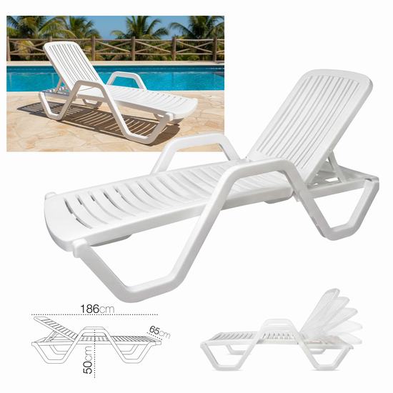 TUMBONA RELAXIA BLANCA 65 x 186 x H 50 cm