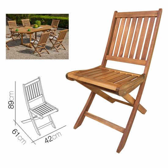 SILLA DE MADERA 61 x 42 x 89 cm