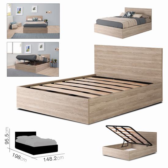CAMA/CANAPE DENISA 198 x 148.2 x 95.5 cm (3 CAJAS)