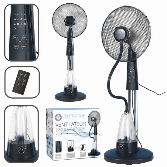 VENTILADOR NEBULIZADOR + MANDO DIST.