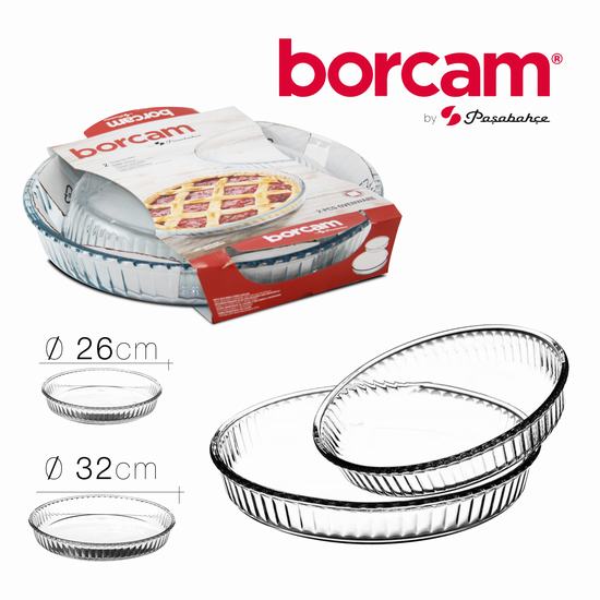 FUENTE TARTA X2 BORCAM Diam 32 y 26 cm