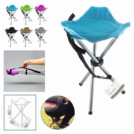 TABOURET PLIABLE OXFORD 32 x 32 x h 43 cm
