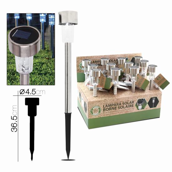 LAMPARA SOLAR X1 Diam 4.5 X H 36.5 cm