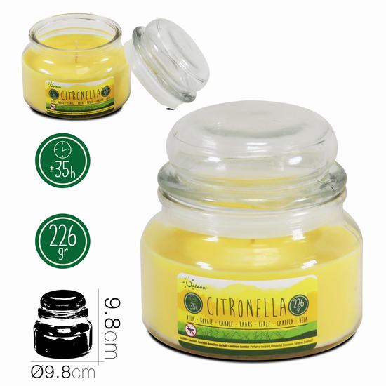 VELA CITRONELA 226 gr - 35 Horas