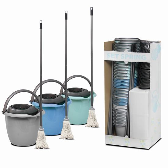 CUBO SPRING 10 L + FREGONA X1 (EN DISPLAY)
