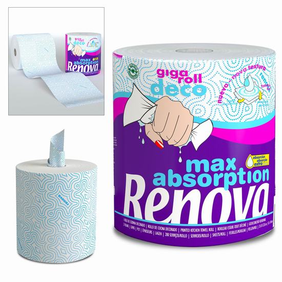 PAPEL DE COCINA GIGA RENOVA 21 x 20 cm