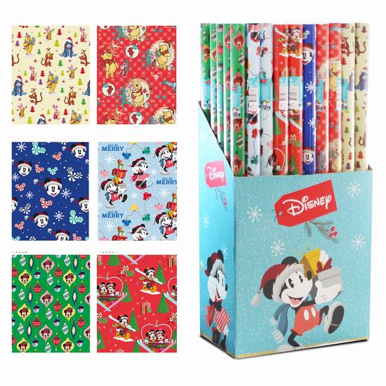 PAPEL DE EMBRULHO MICKEY NATAL 200 x 70 cm
