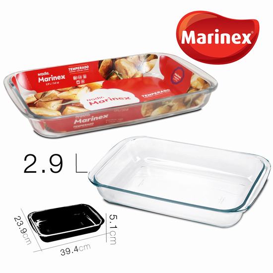 BANDEJA HORNO RECT .39.4 x 23.9 x H 5.1 cm / 2.9 L