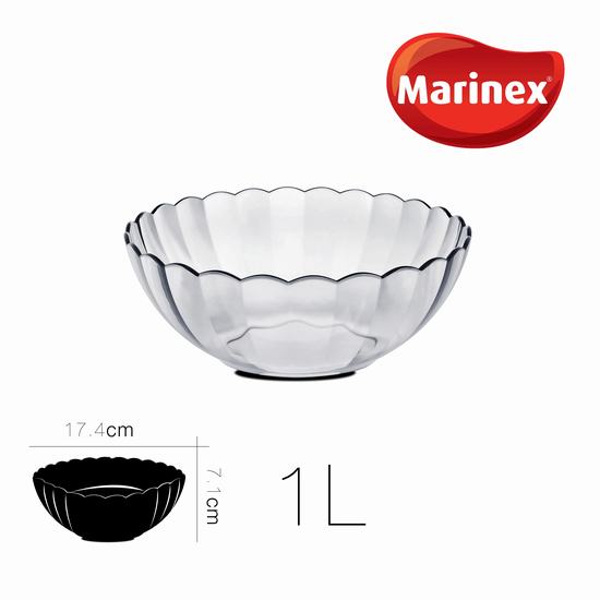 BOL CRISTAL BELLA 1 litro Diam. 17.4 x H 7.1 cm