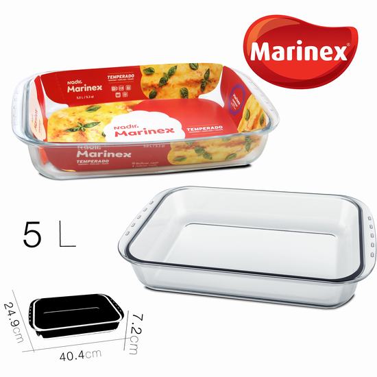 BANDEJA HORNO RECTANG. 40.4 x 24.9 x H 7.2 cm /5 L