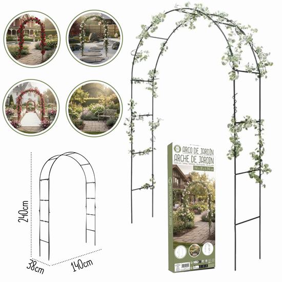 ARCO DE JARDIN 140 x 38 x H 240cm