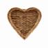CESTA DE CORAZON 26 x 26 x 9 cm